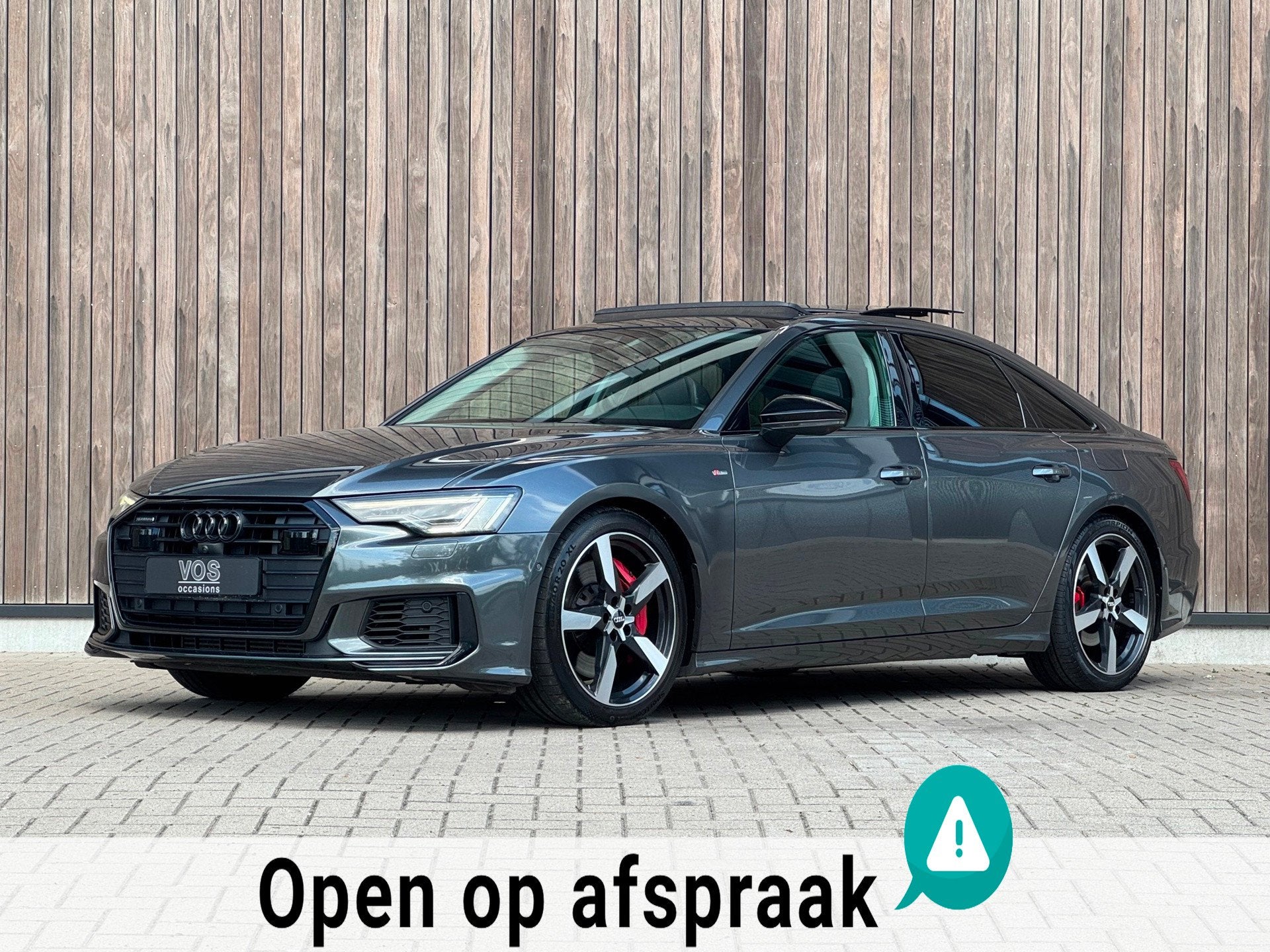 Audi A6 Limousine 55 TFSI e quattro Competition /S-Line /ACC, Automaat, Automatische klimaatregeling, Gebruikt, Zwart