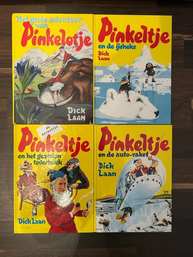 4 Pinkeltje boeken van Dick Laan - Vintage Collectie, Ophalen of Verzenden, Gelezen, Dick Laan, Fictie algemeen