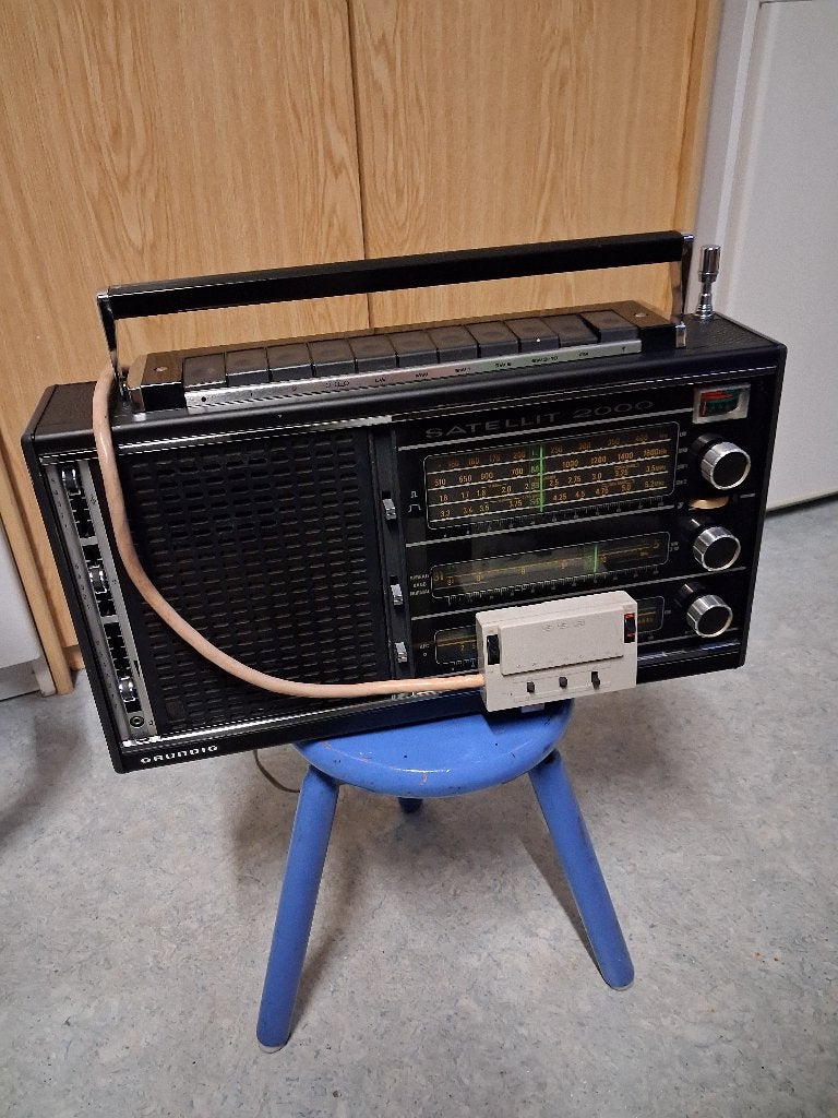 Grundig satellit 2000, Ophalen, Gebruikt, Wereldontvanger