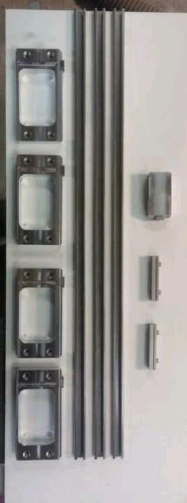 scharniermal. freesmal.89x89 mm.rvs.aluminium, Doe-het-zelf en Verbouw, Gereedschap | Freesmachines, Nieuw, Elektrisch, Ophalen of Verzenden