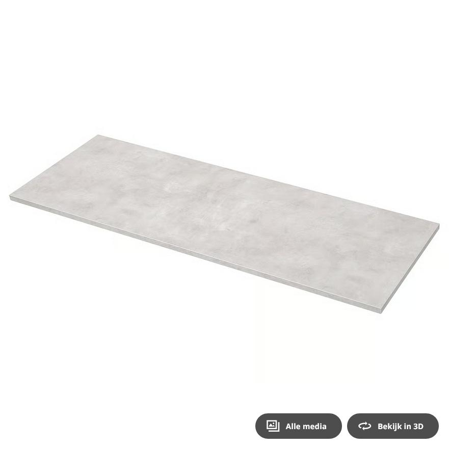 Werkblad Ikea NIEUW, Ophalen, 150 tot 200 cm, Nieuw, Minder dan 100 cm