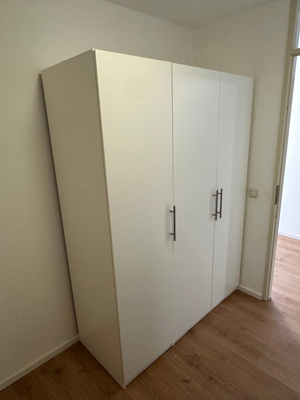 IKEA PAX kledingkast 150x58x202 cm – 3 deuren – wit, 100 tot 150 cm, 200 cm of meer, Ikea, Ikea
