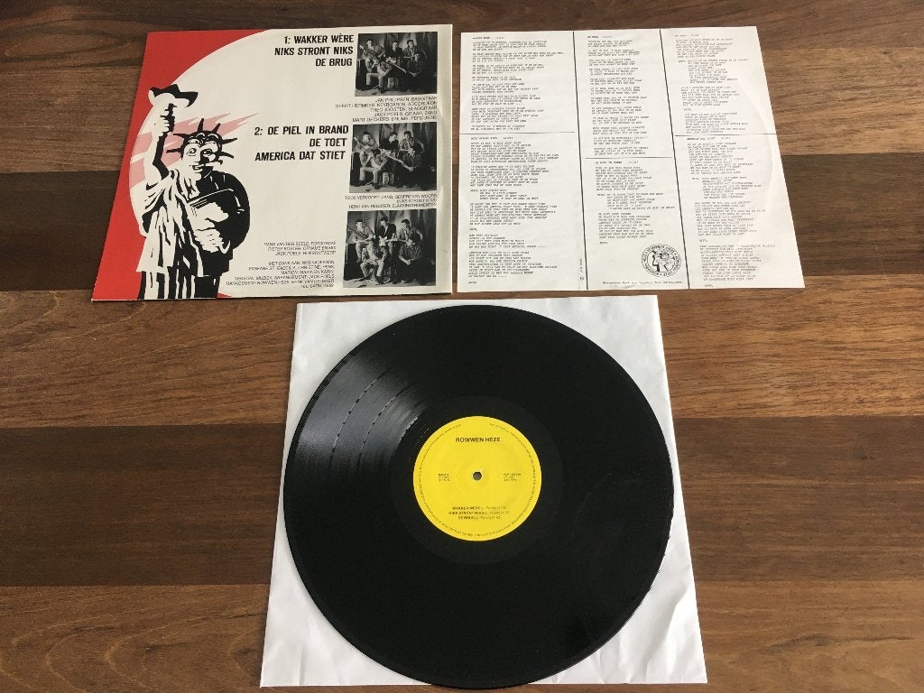 Vinyl MiniLP Rowwen Heze Debuutalbum 1987 ZGAN ZELDZAAM, LP, Gebruikt, Ophalen of Verzenden, 12 inch