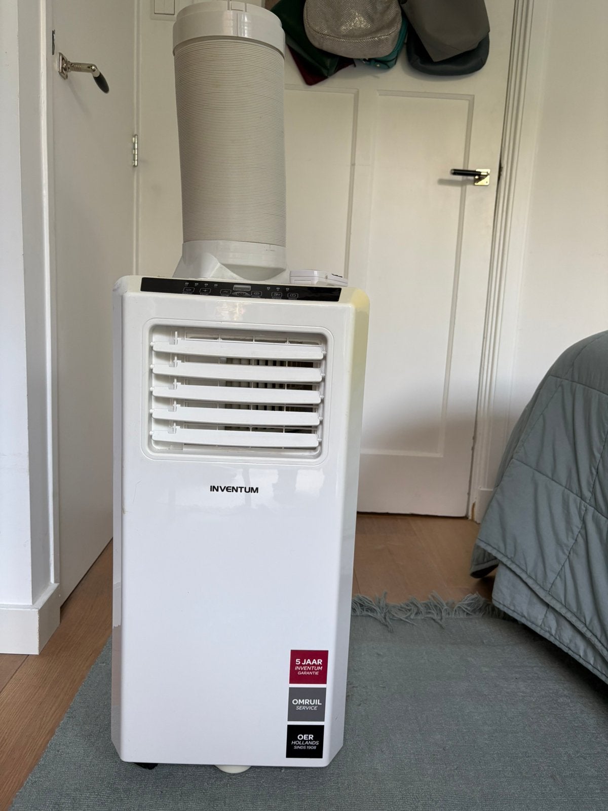 Inventum AC701, Ophalen, 3 snelheden of meer, Zo goed als nieuw, Afstandsbediening