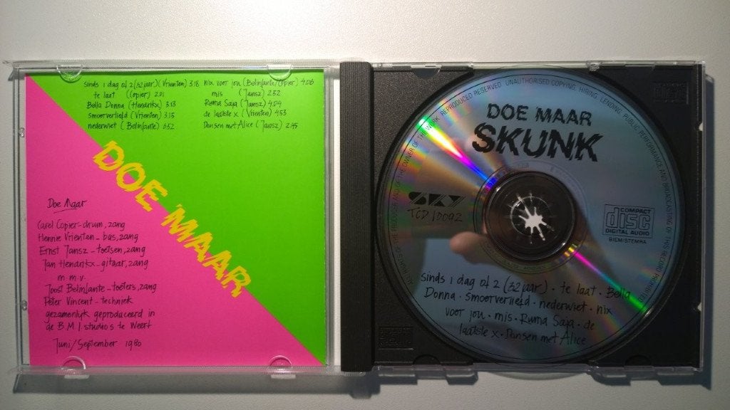Doe Maar - Skunk, Ophalen of Verzenden, Zo goed als nieuw, Pop, Album