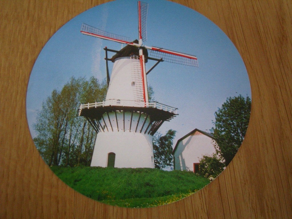 sticker BONA MOLEN 2 Deil Stellingmolen DE VLINDER, Ophalen, Zo goed als nieuw