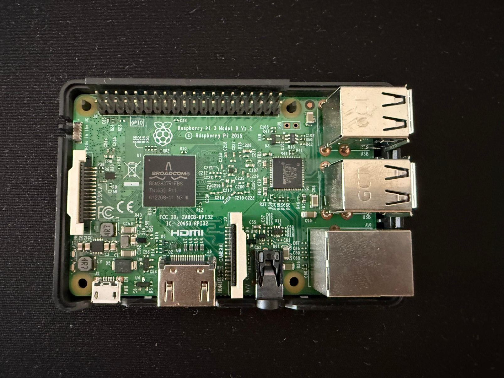 Raspberry Pi 3 Model B v1.2 – Werkend, Computers en Software, Overige Computers en Software, Ophalen of Verzenden, Gebruikt