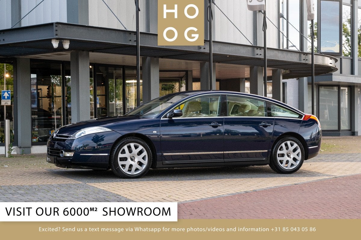 Citroën C6 3.0 V6 EXCLUSIVE (bj 2007, automaat), Auto's, Citroën, Gebruikt, Leder, Bedrijf, Euro 4