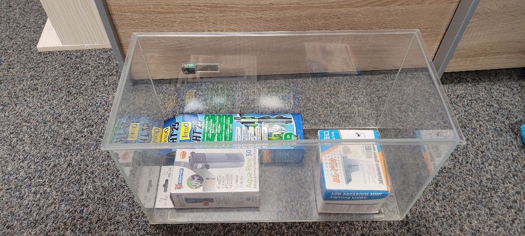 Aquarium, Ophalen, Inclusief toebehoren, Gebruikt, Leeg aquarium