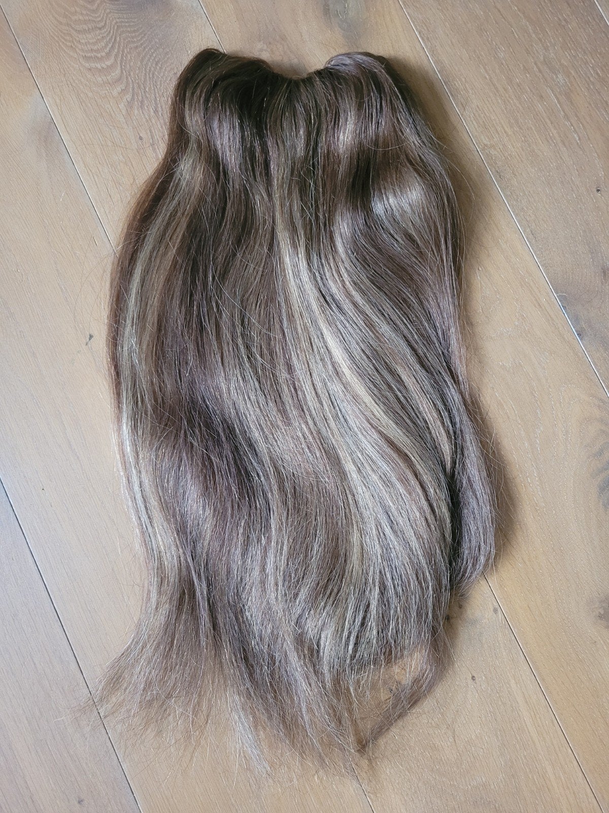 Zascha Hair V-part 50cm Chocolate Chip Cookie, Ophalen of Verzenden, Zo goed als nieuw, Pruik of Haarverlenging