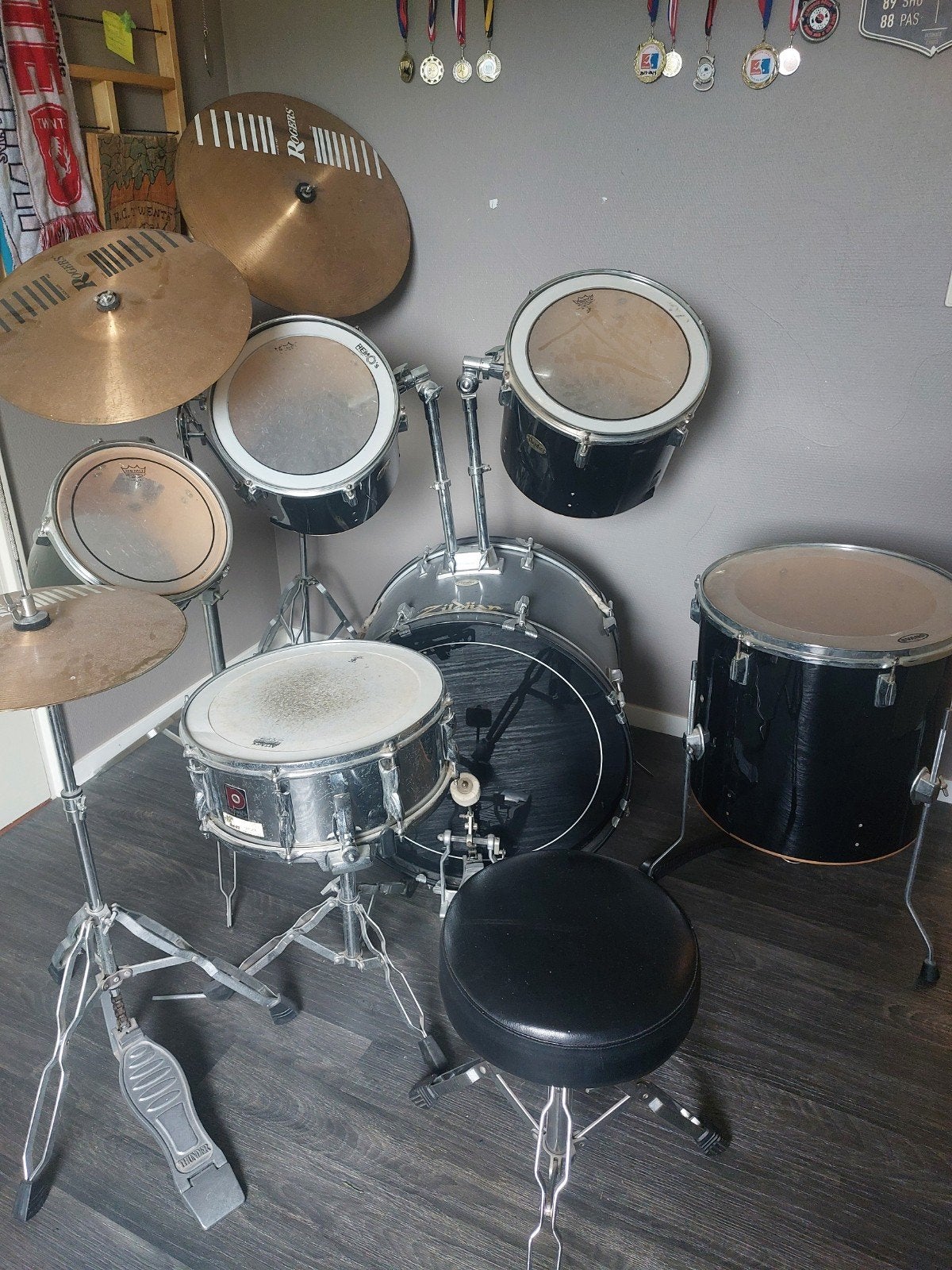 drumstel, Muziek en Instrumenten, Ophalen, Gebruikt, Overige merken