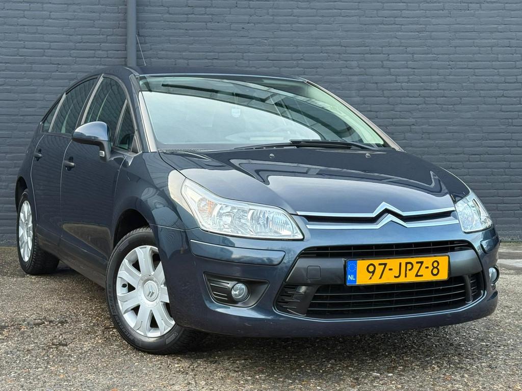 Citroen C4 1.6 HDiF Anniversaire EB6V NAVI | AIRCO | CRUISE, Auto's, Citroën, Stof, Gebruikt, 4 cilinders, Blauw