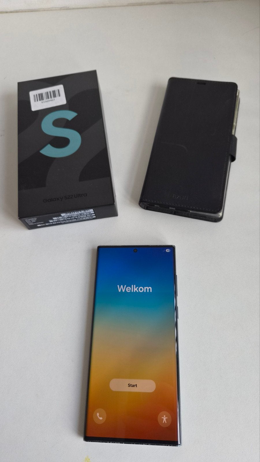 Samsung Galaxy S22 Ultra 128GB Zwart. incl S-pen