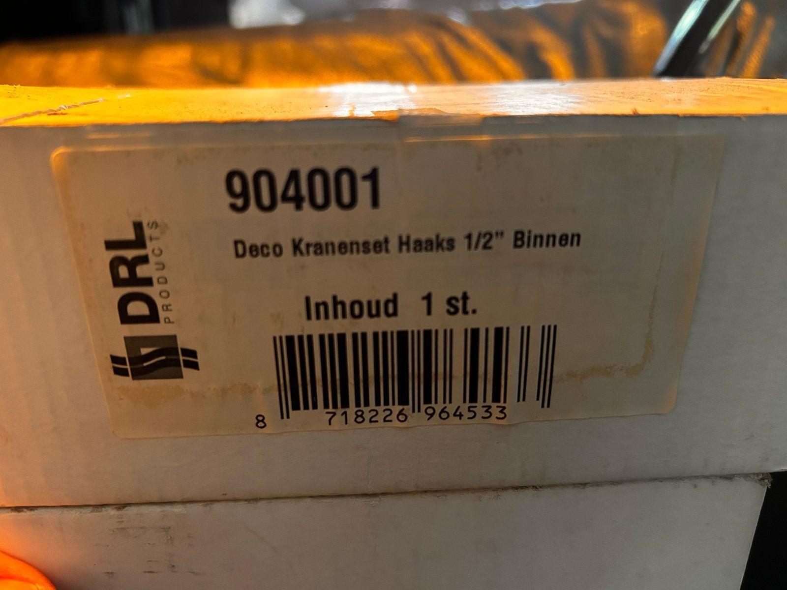 DRL Deco Radiator Kranenset Haaks 1/2" Binnen, Ophalen, Nieuw, Overige typen