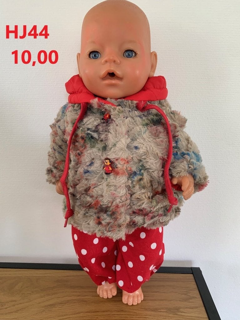 Poppenkleertjes baby born. Jasje. Opbrengst KiKa., Kinderen en Baby's, Speelgoed | Poppen, Ophalen, Nieuw, Babypop