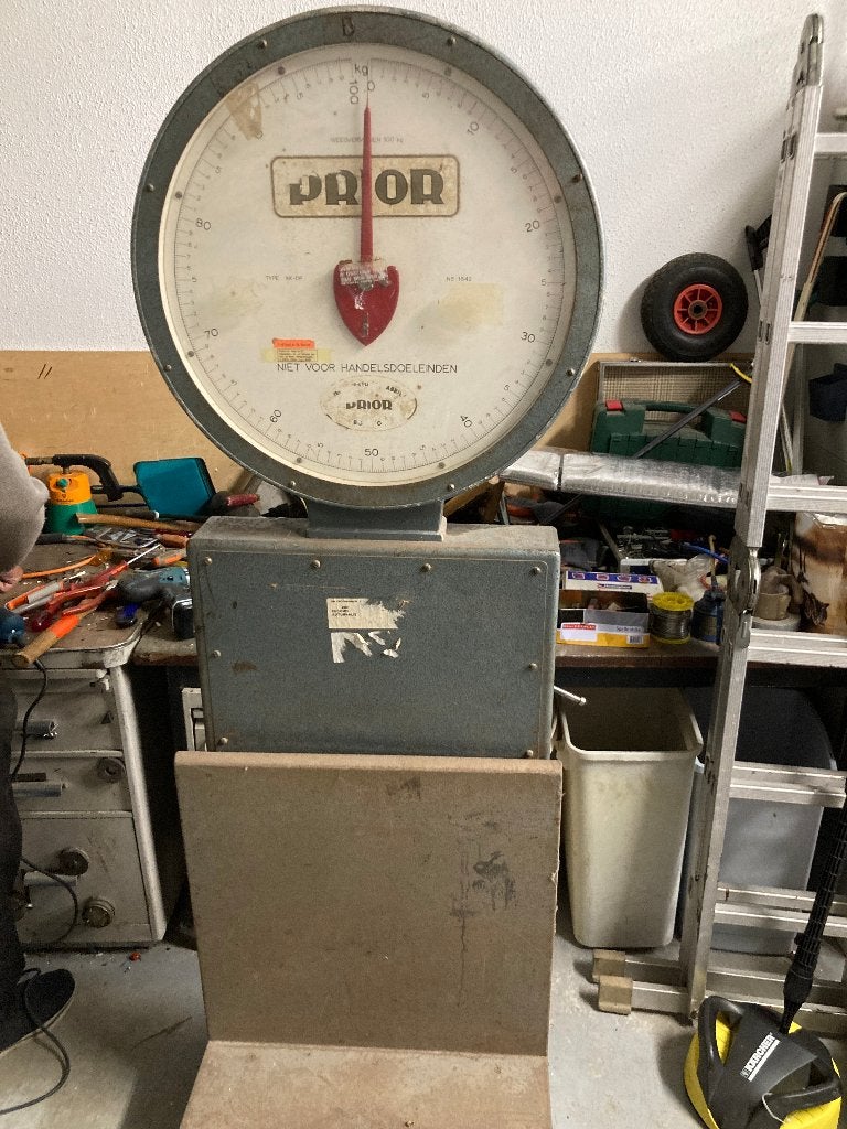 T.K. Manshoge ouderwetse nostalgische weegschaal, Ophalen, Gebruikt, 100 kg of meer, Overige typen
