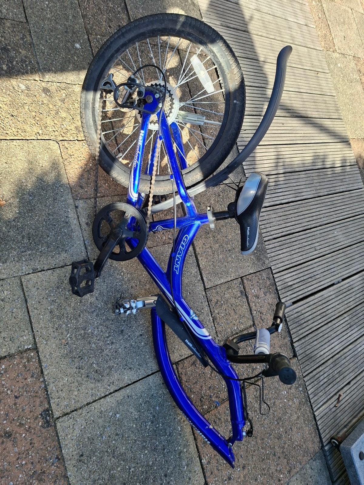 Giant Halfwheeler 20 inch kinderfiets, Fietsen en Brommers, Ophalen, 20 inch of meer, Gebruikt, Velgrem