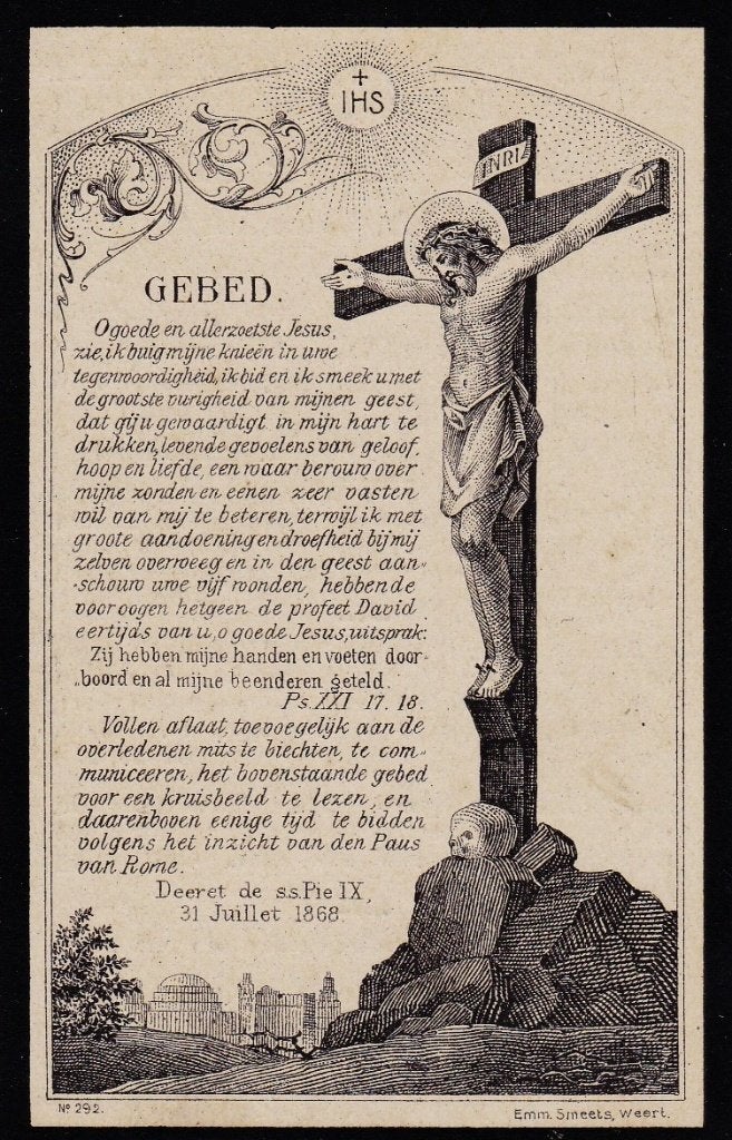 BP -  BROEDER TOBIAS STEPH JOH VERMEULEN - STRIJP - HANDEL., Ophalen of Verzenden, Bidprentje
