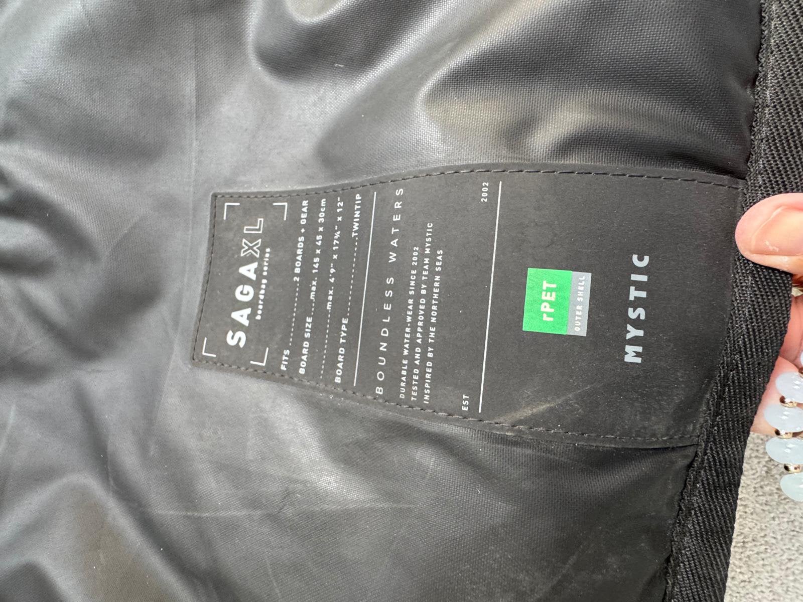 Mystic Saga XL Kiteboard Bag - 145cm, Ophalen, Overige typen, Geen board, Zo goed als nieuw