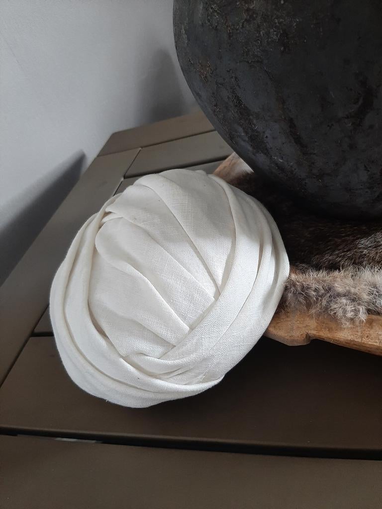 Crème zomer dop hoed dop 45,_, Ophalen of Verzenden