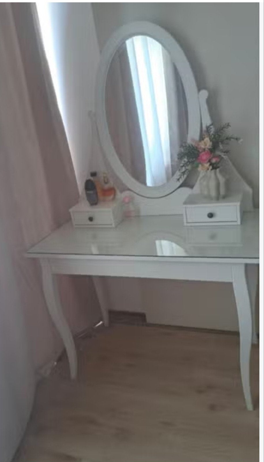 Ikea Hemnes kaptafel toilettafel past in elke interieur, Huis en Inrichting, Tafels | Kaptafels, Ophalen, 50 tot 100 cm, Minder dan 100 cm