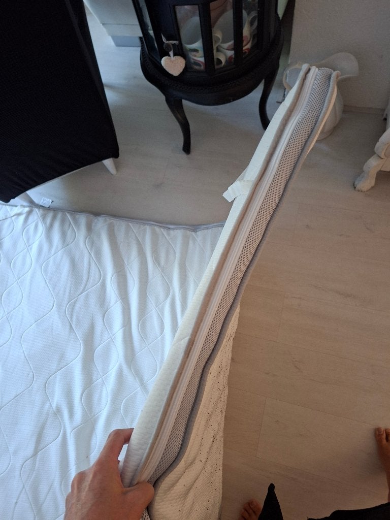 Matras en Topper, Ophalen, Eenpersoons, Wit, Overige typen