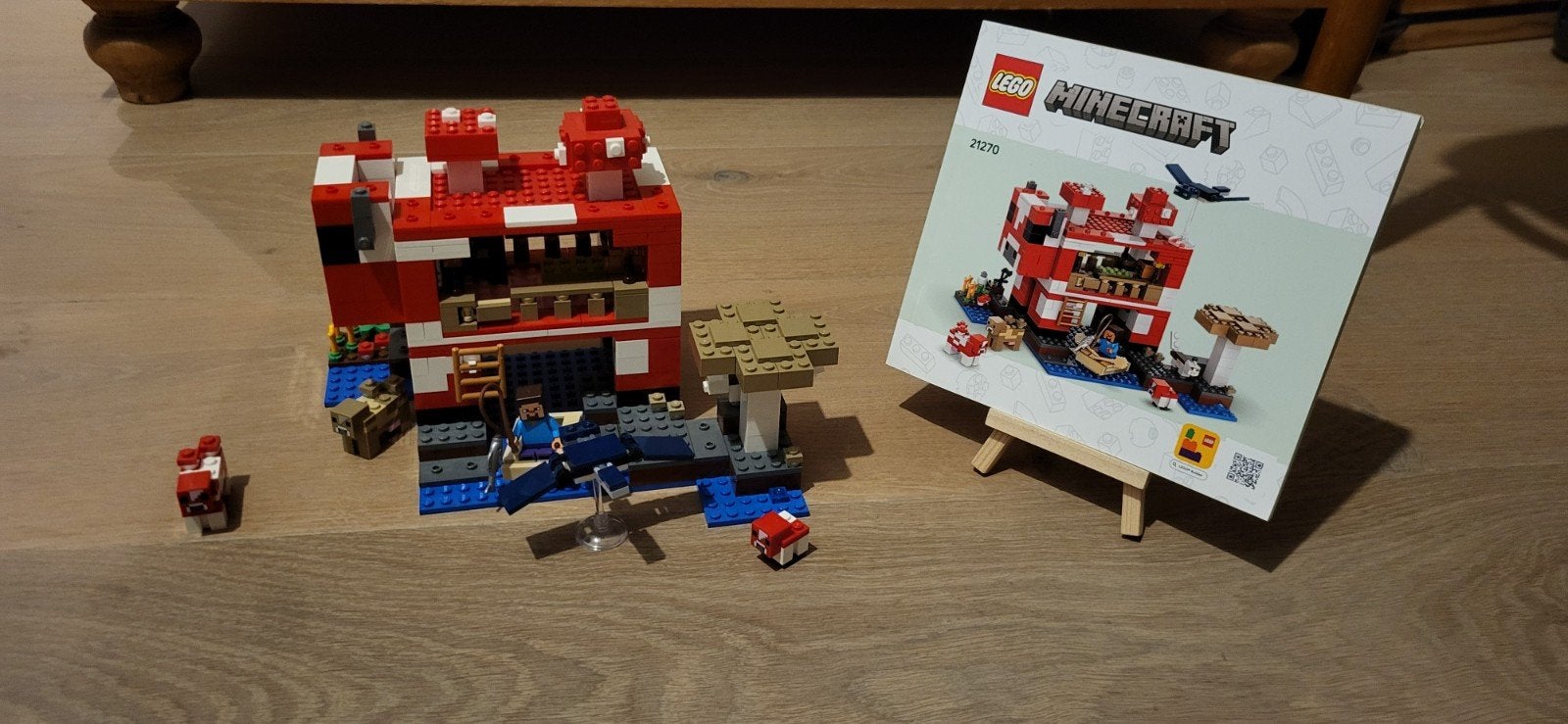 LEGO Minecraft Het Mooshroom Huis (21270) - Compleet, Compleet, Minecraft, Lego, Ophalen of Verzenden