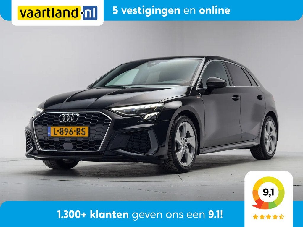 Audi A3 Sportback 30 TFSI S Edition Aut. [ LED Virtual Navi, Auto's, Audi, Automaat, Gebruikt, Bedrijf, 3 cilinders