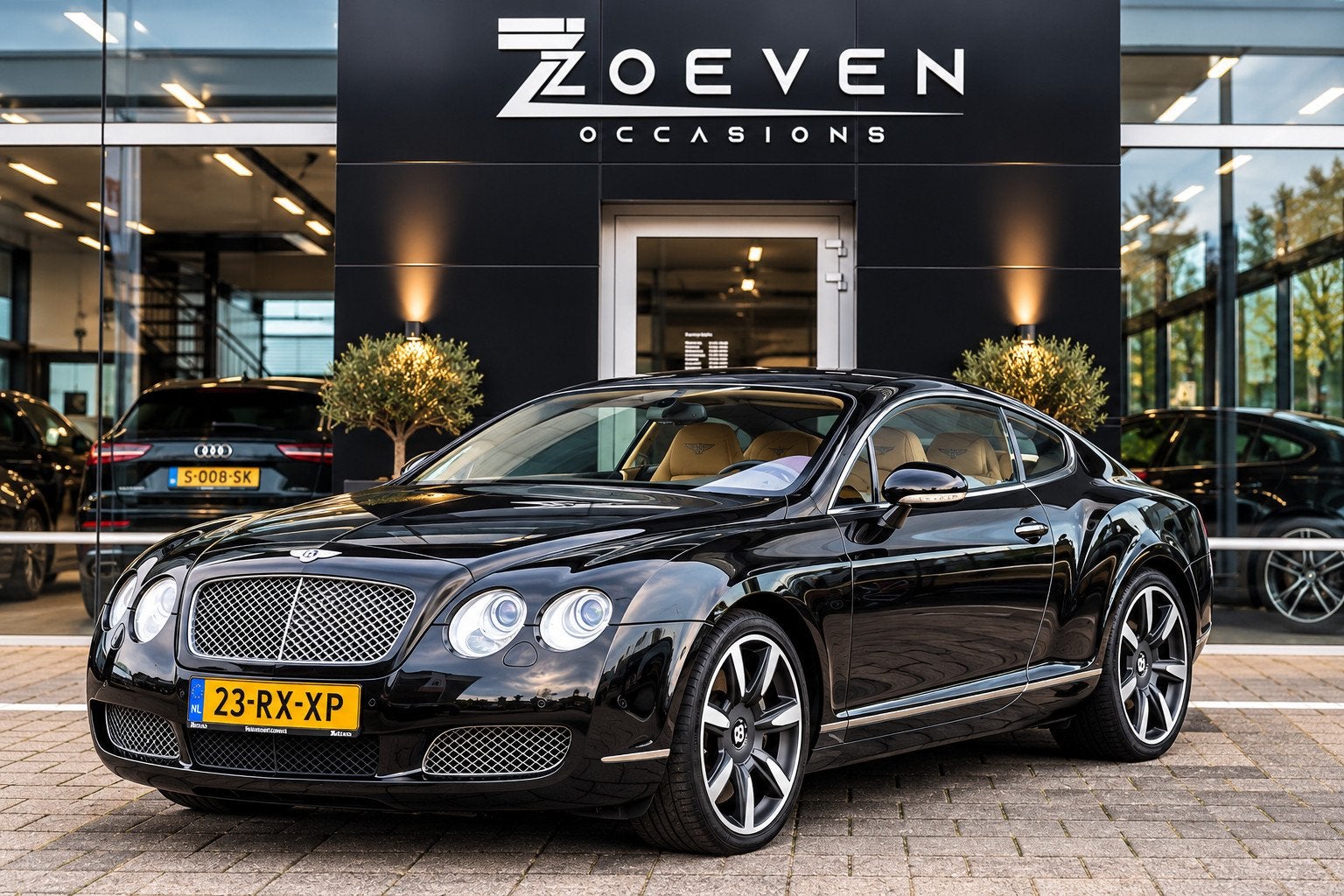 Bentley Continental GT Bentley Continental GT 6.0 W12 560PK, Auto's, Automaat, Gebruikt, Beige, 12 cilinders