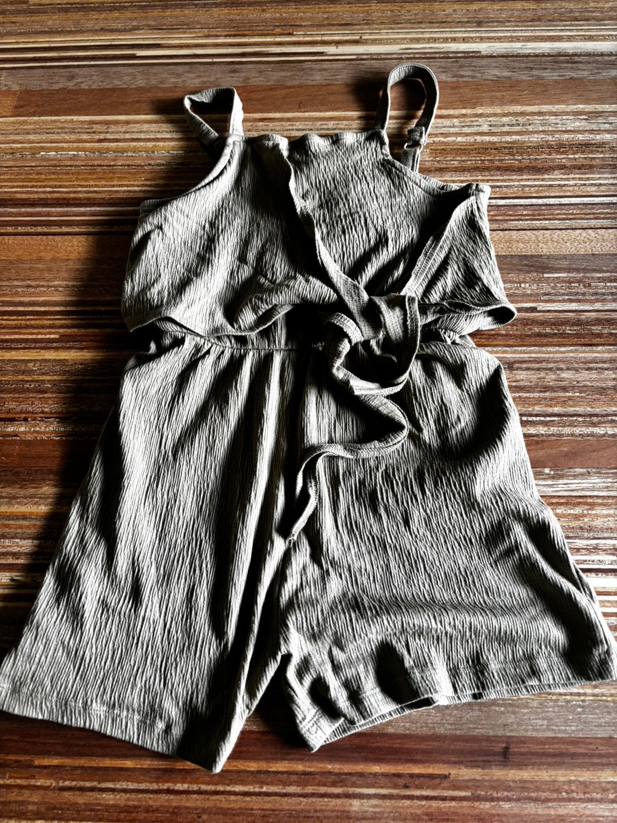 Kaki jumpsuit van de Wibra maat 140, Ophalen of Verzenden, Zo goed als nieuw, Meisje, Overige typen
