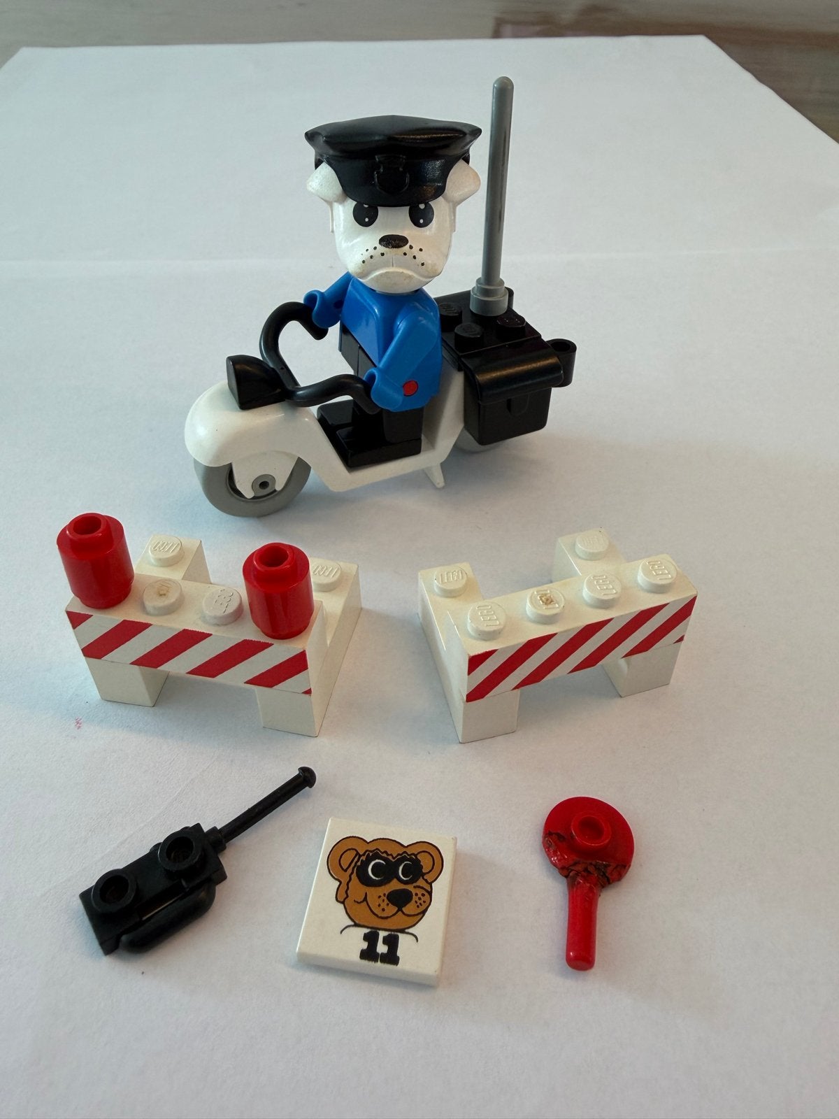 Lego Fabuland 3794 Politiemotor met afzetting, Ophalen of Verzenden, Gebruikt, Overige merken