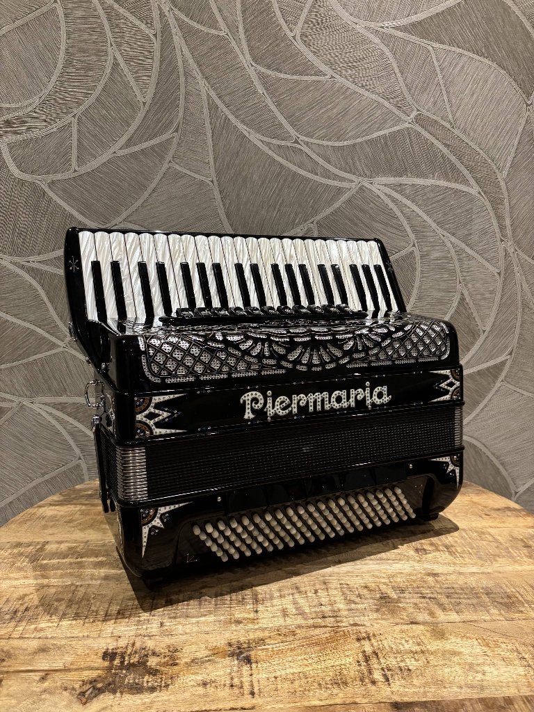 Piermaria Mod. 500–4-korig–Musette–Volledig Gereviseerd!, Muziek en Instrumenten, Overige merken, Met koffer, Industria Musicale Castelfidardo Srl, Via Enrico Mattei 11, 60022 Castelfidardo (AN), Italië
