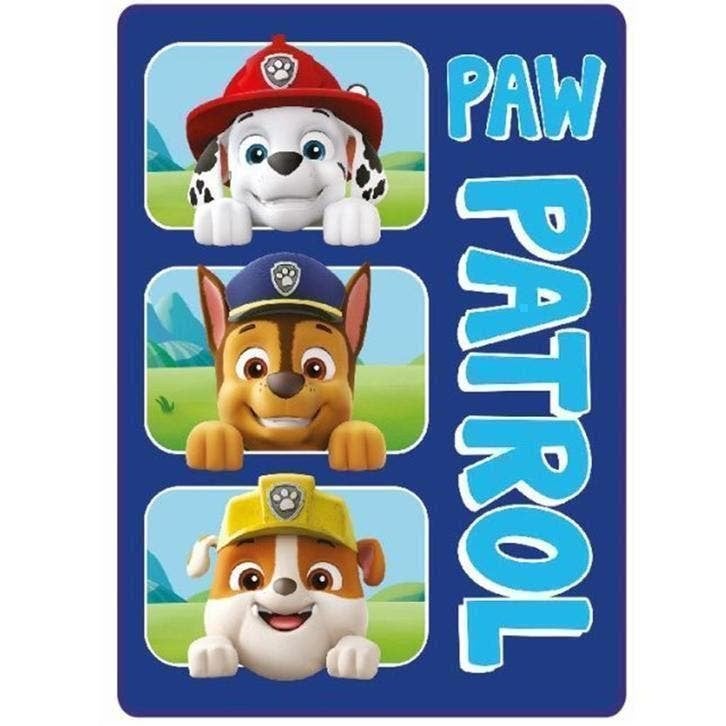 Paw Patrol Fleece Deken - Pups Fleecedeken / Plaid, Nieuw, Ophalen of Verzenden, Deken of Dekbed, Nvt