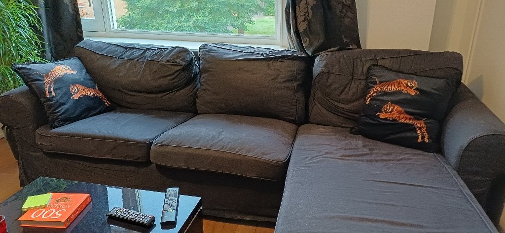 Gratis Ektorp bank van ikea, Ophalen, 250 tot 300 cm, Gebruikt, 125 tot 150 cm