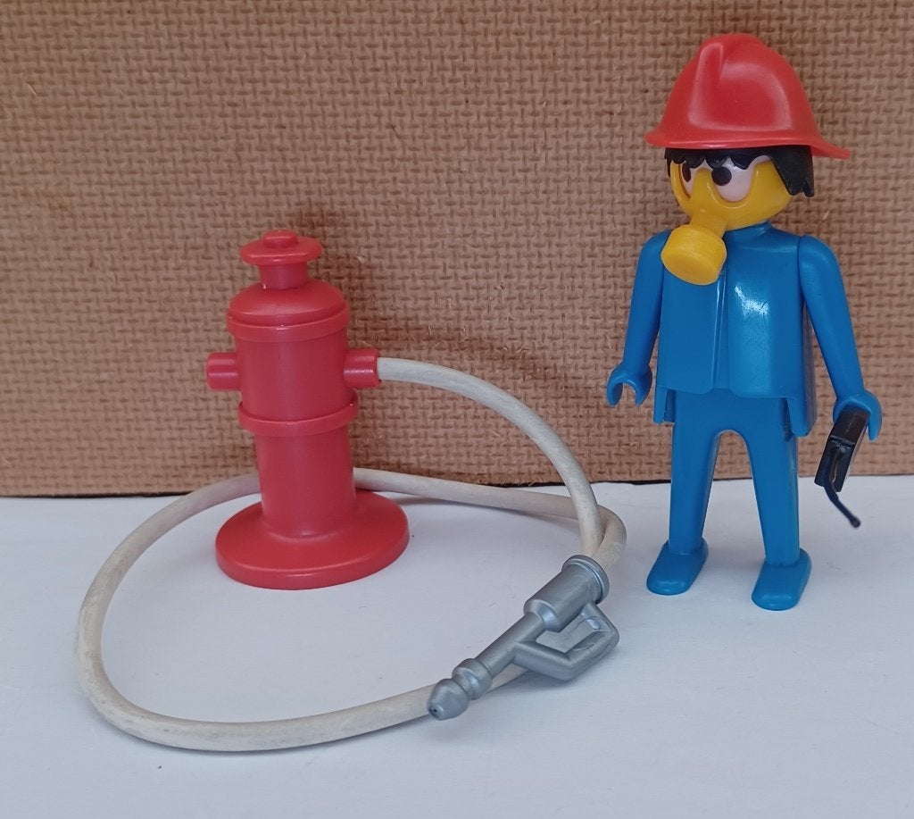 playmobil vintage brandweerman, Ophalen of Verzenden, Gebruikt, Complete set