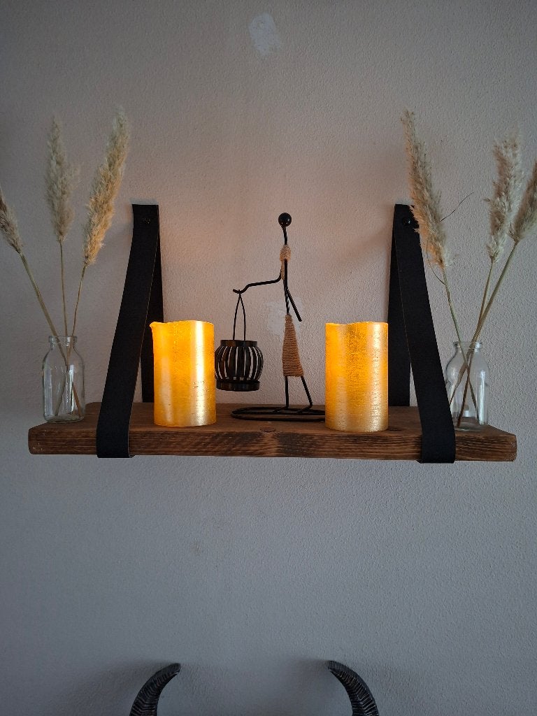 2x real wax candles, Ophalen of Verzenden, Nieuw, Goud, Kaars