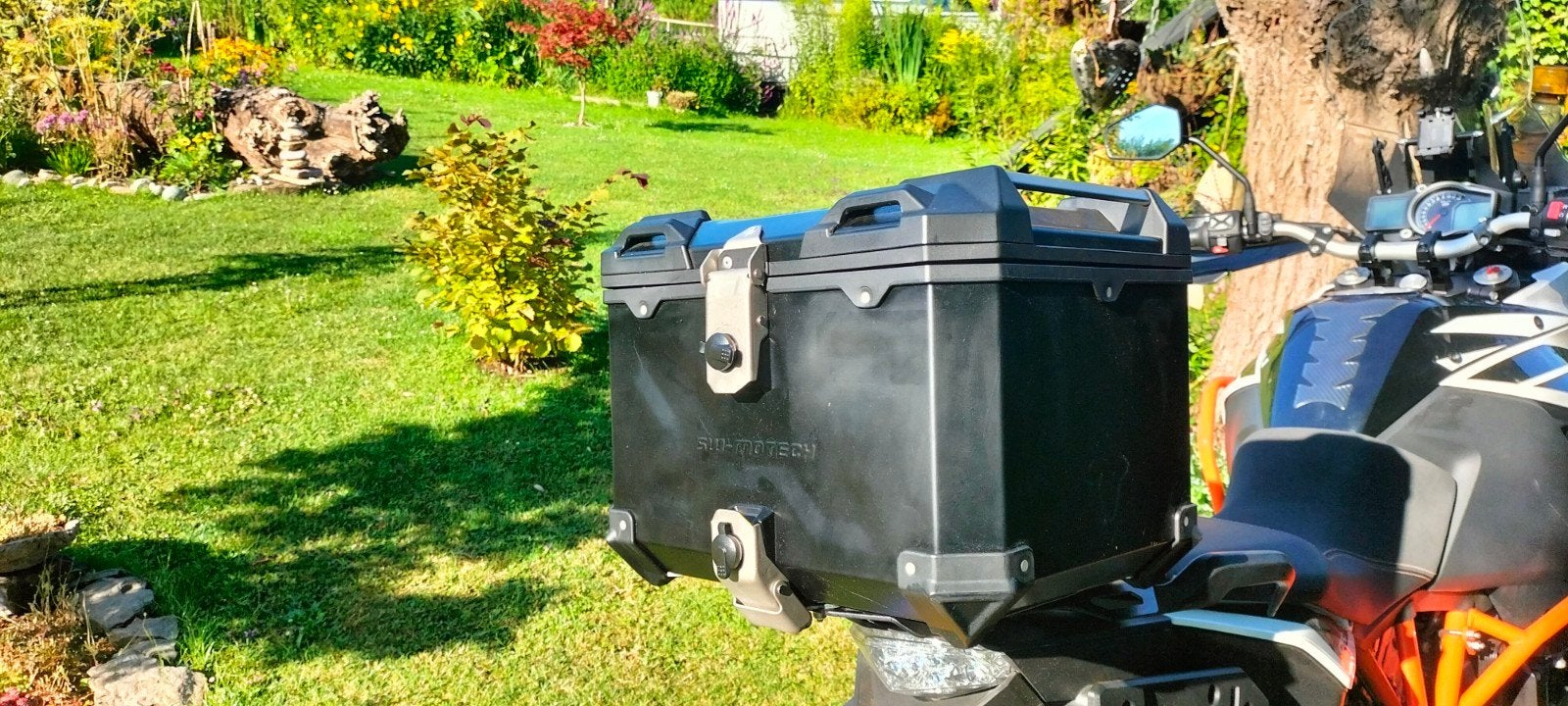SW MOTECH TRAX ADV Topkoffer Aluminium 38L bijna nieuw, Motoren, Ophalen of Verzenden, Zo goed als nieuw