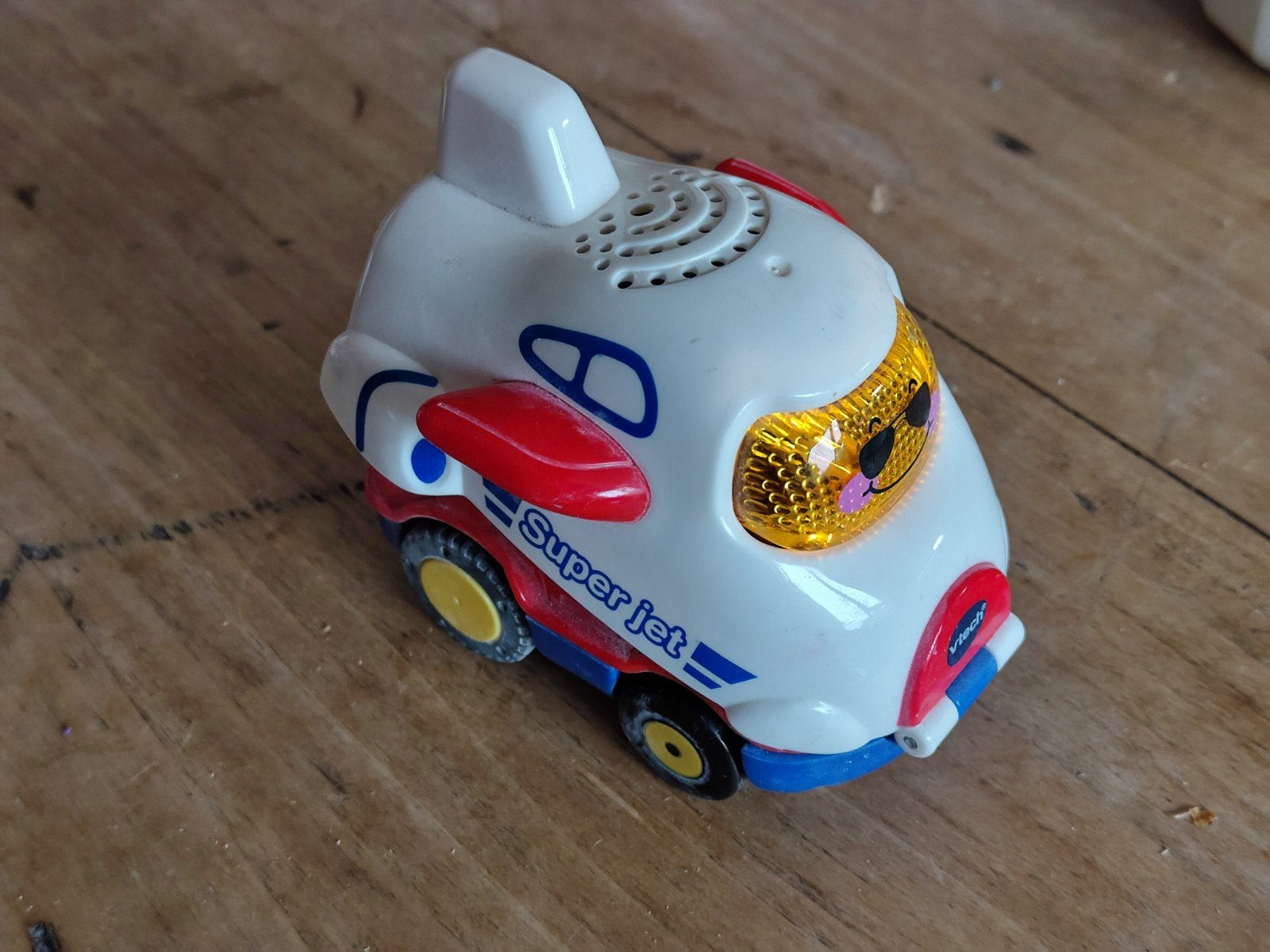 VTech Toet Toet Auto's Super Jet Vliegtuig, Ophalen of Verzenden, Gebruikt, 6 maanden tot 2 jaar