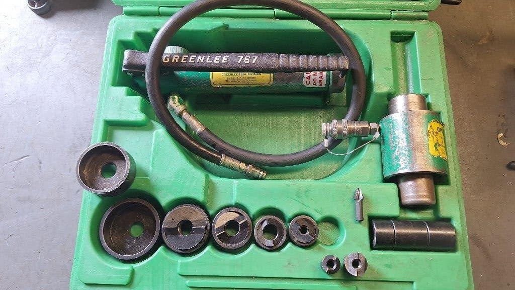 Greenlee 7646 Gatenpons ponsset gaten pons set, Gebruikt, ,, Ophalen of Verzenden, .
