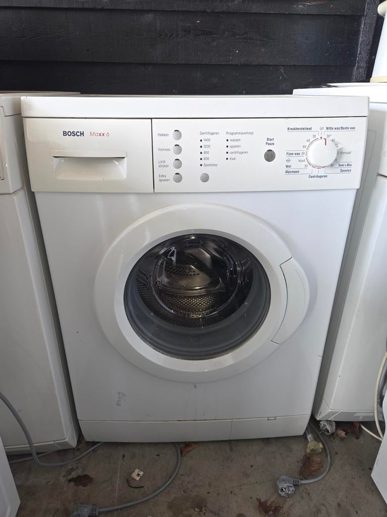Bosch Maxx 6 voorlader wasmachine, Ophalen, 1200 tot 1600 toeren, Gebruikt, Wolwasprogramma