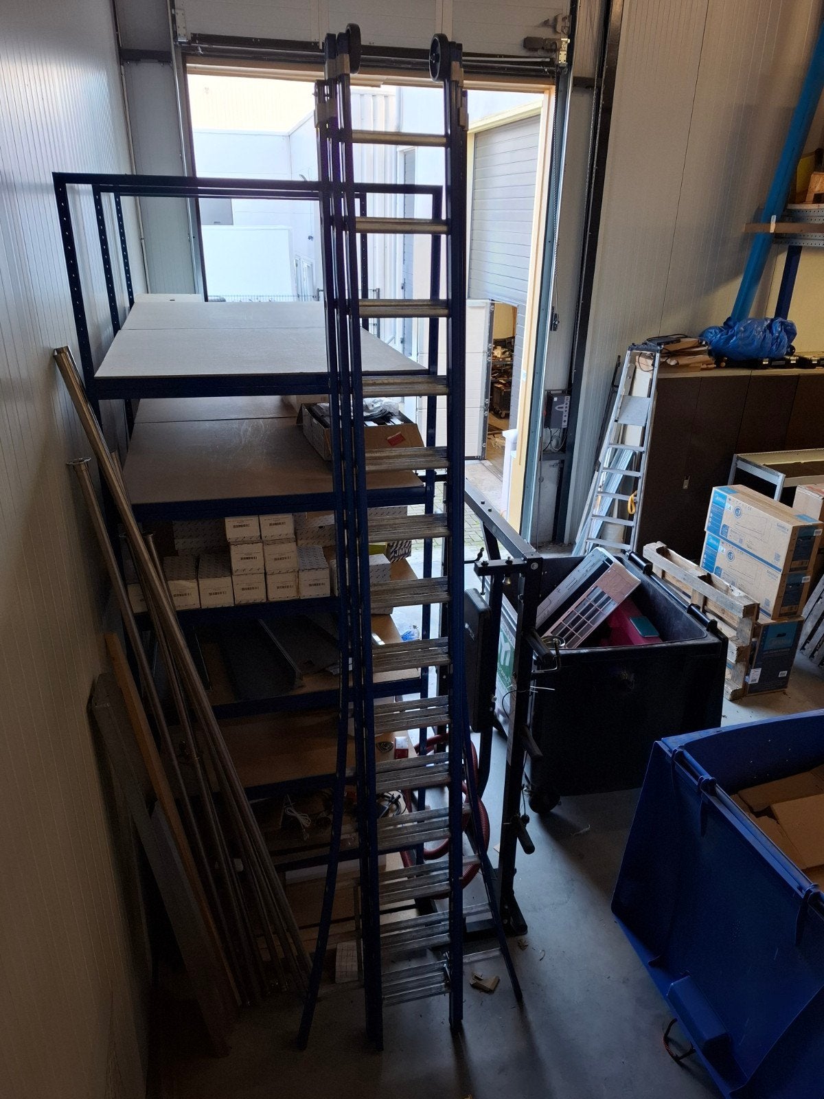 DAS Ladders 3-delige ladder 4.70m, Ophalen, 4 meter of meer