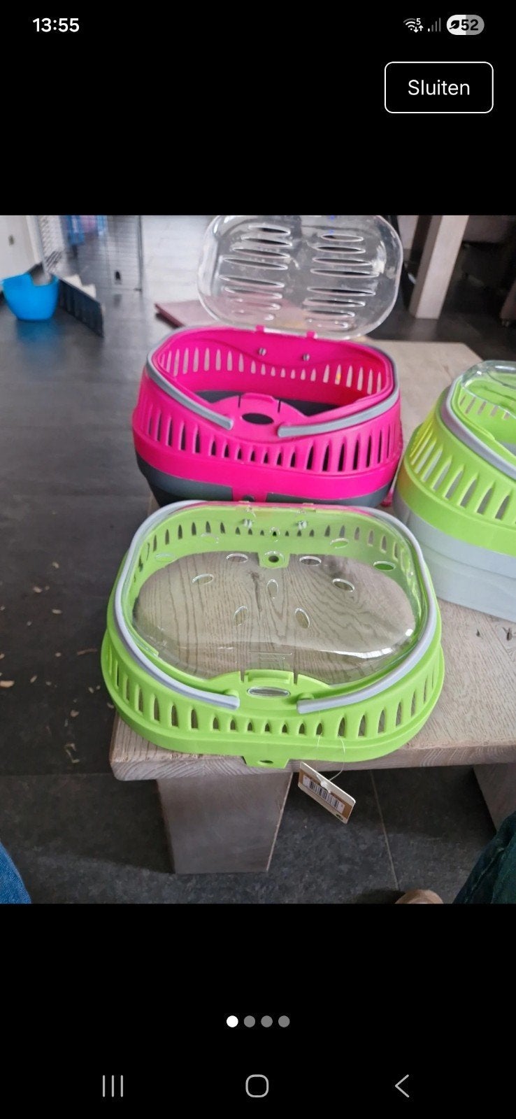 Cavia transsport mand, Minder dan 60 cm, Kooi, Gebruikt, Minder dan 75 cm