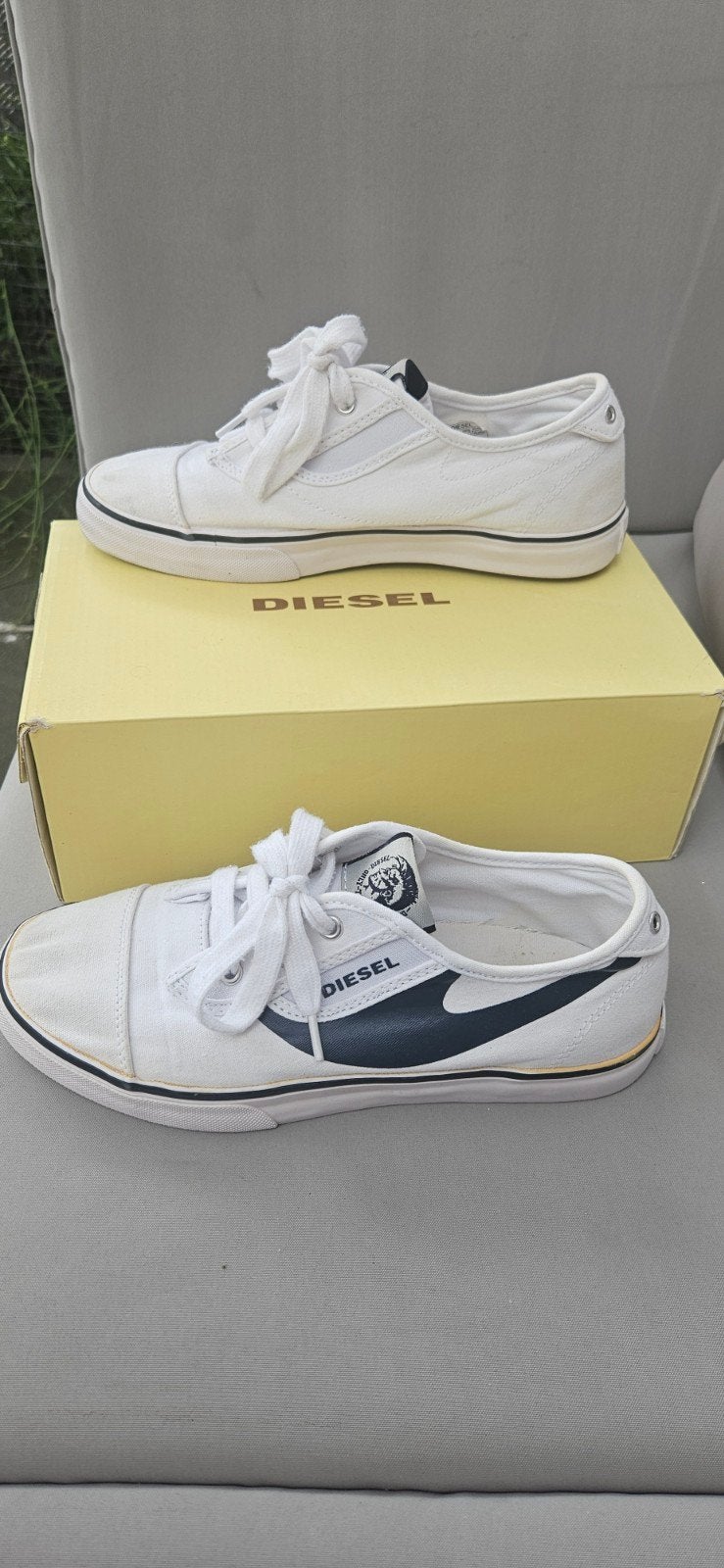 Diesel  Sneakers Maat 38, Kleding | Dames, Schoenen, Wit, Nieuw, Ophalen of Verzenden, Sneakers of Gympen