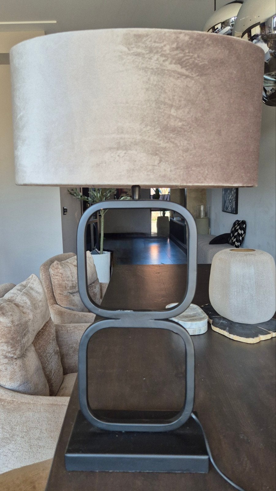 light & living lamp, Metaal, Tafellamp, Beige, Ophalen of Verzenden