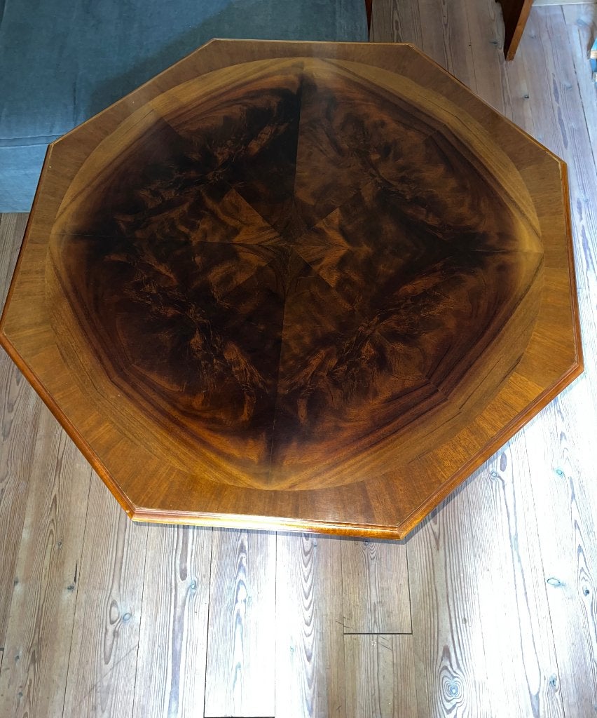 Houten salontafel, Antiek en Kunst, Ophalen of Verzenden