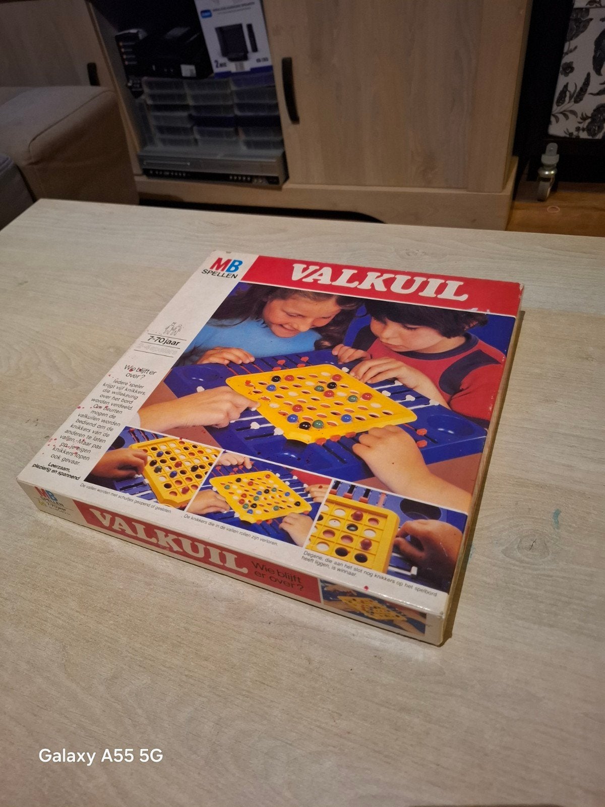 Valkuil bordspel van MB Spellen - Vintage gezelschapsspel, Onbekend, Ophalen of Verzenden, Onbekend, Een of twee spelers