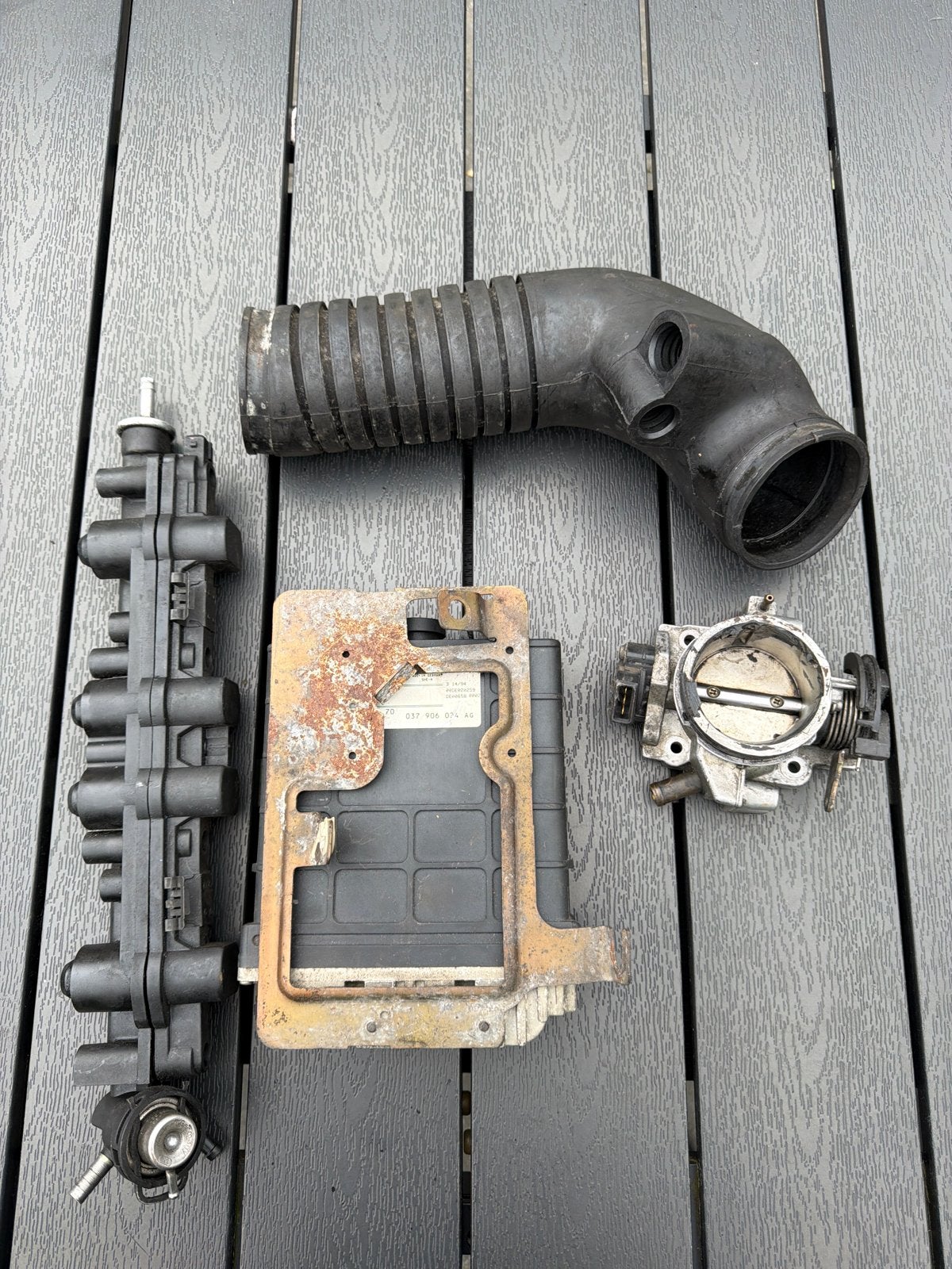 VW Golf GTI onderdelen: computer, injector rail, gasklephuis, Ophalen of Verzenden, Gebruikt, Volkswagen