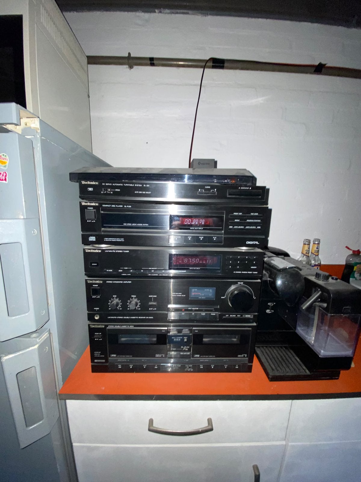 Technics Vintage HiFi Stereo Set + 4 Speakers, Ophalen of Verzenden, Zo goed als nieuw, Speakers, Overige merken