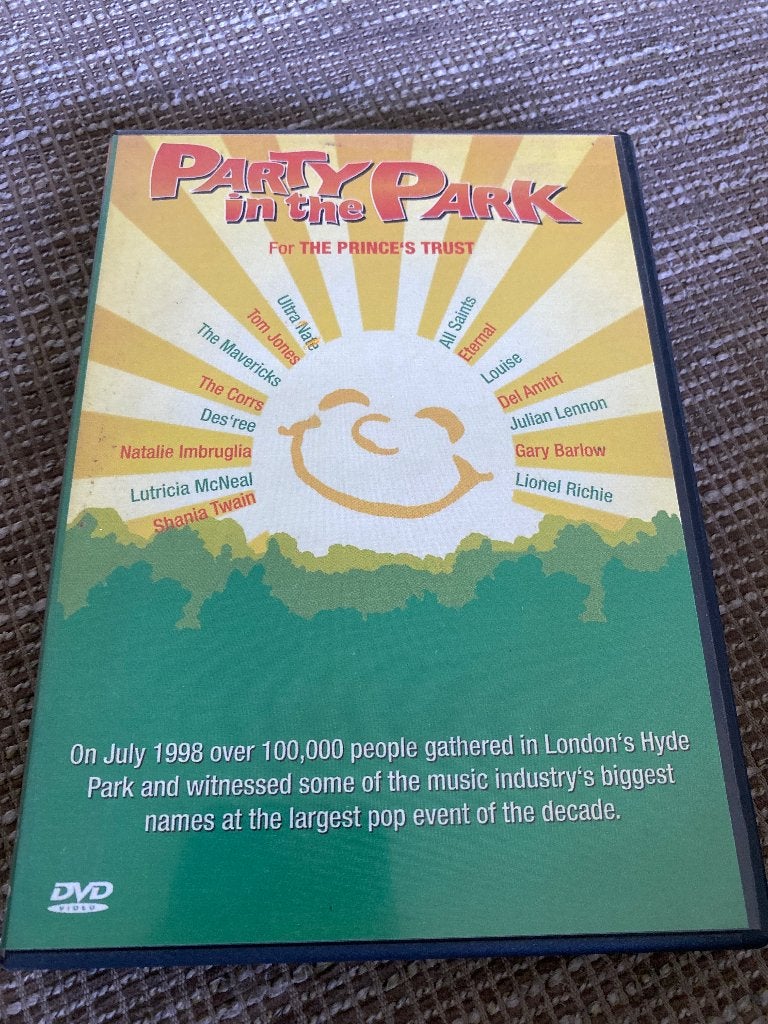 Party in the Park - The Prince's Trust DVD, Engels, Alle leeftijden, Ophalen of Verzenden, Zo goed als nieuw