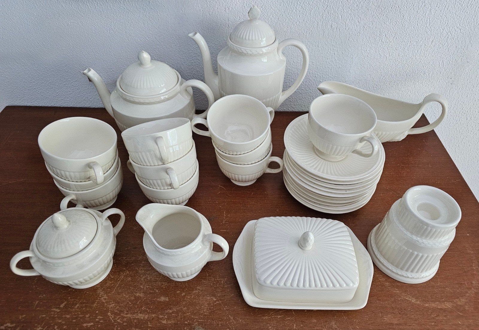 Wedgwood Edme Servies Aanvulling - Diverse Stukken, Ophalen, Gebruikt, Klassiek, Kop(pen) en/of Schotel(s)